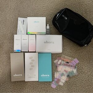 Ohora Nail Art Set with Black Pouch